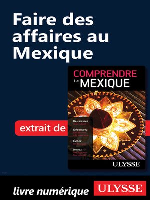 cover image of Faire des affaires au Mexique